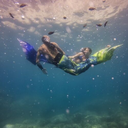 Nuotare con le sirene alle Cinque Terre