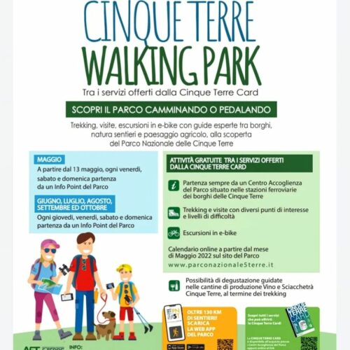 Cinque Terre Walking Park: visite guidate nel Parco!