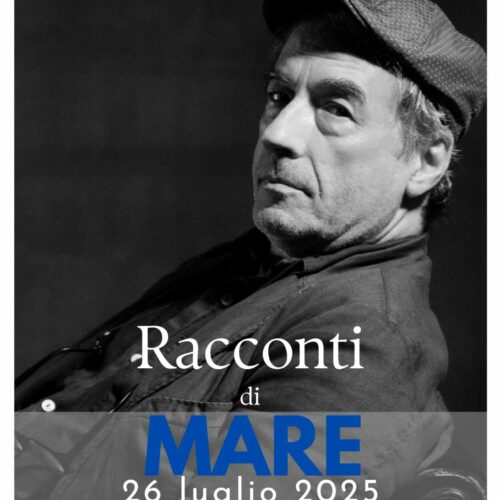  “Racconti di mare” di David Riondino – Sabato 26 luglio 2025 · ore 21:00 Santuario Nostra Signora di Montenero, Riomaggiore (SP)