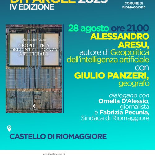 “Geopolitica dell’intelligenza artificiale, prospettive globali e locali a Castello di Parole”